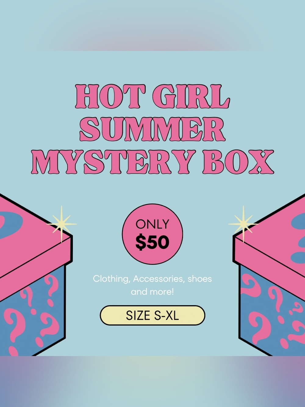 Hot Girl Summer Mystery Box - clothing, accessories and more!